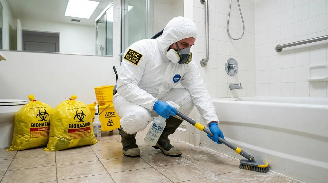 Decontamination equipment deployed for Blood Cleanup in Gateway